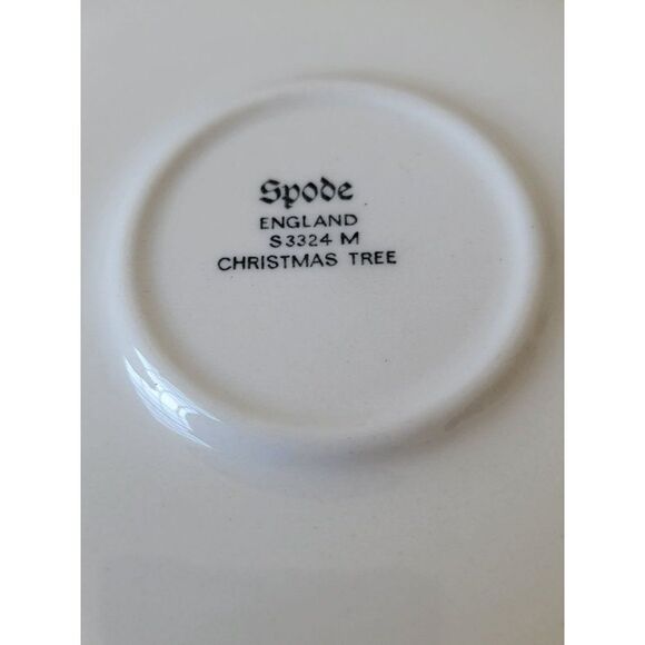 Spode‎ teacup saucer Christmas tree s3324 England Xmas home decor - Picture 7 of 7